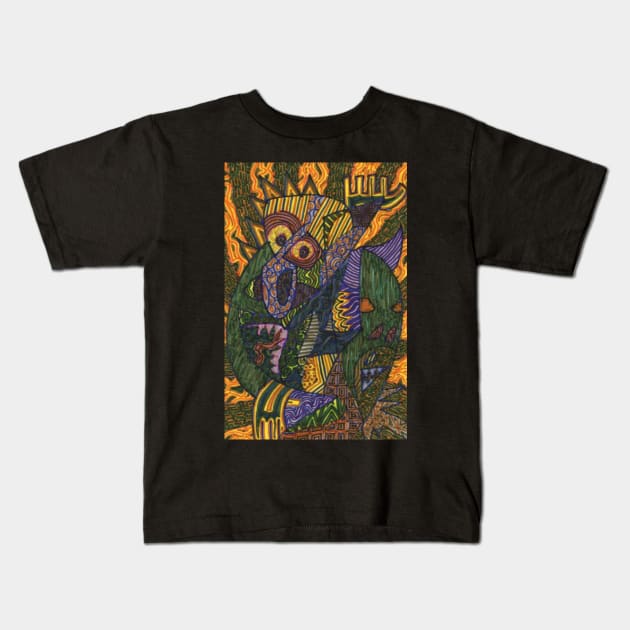 Picasso Kids T-Shirt by SpeakFree